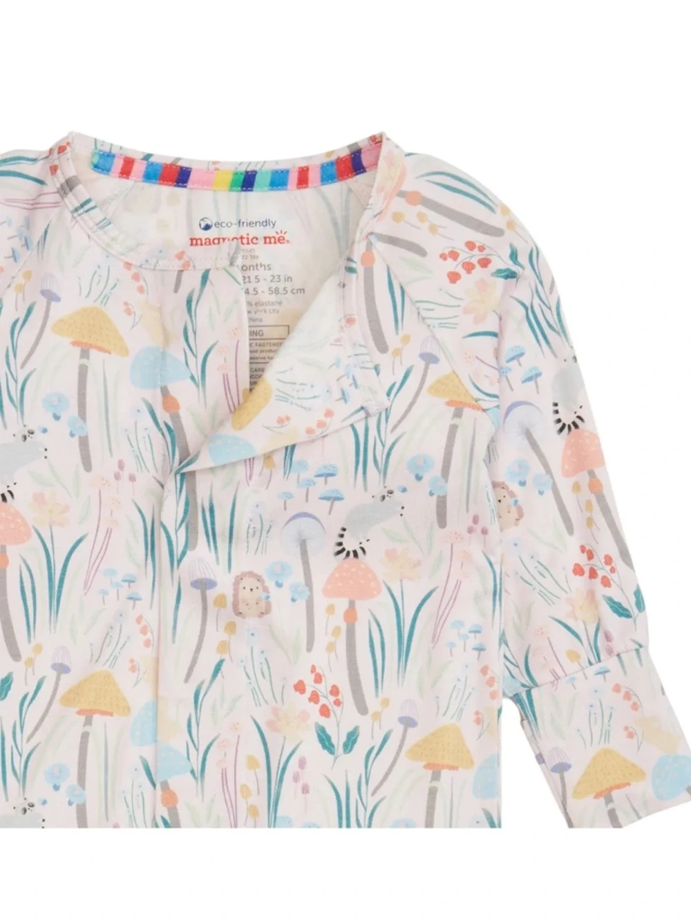 Magnetic Me Shrooms & Bloom Modal Magnetic Convertible Pajamas - 12 Mo